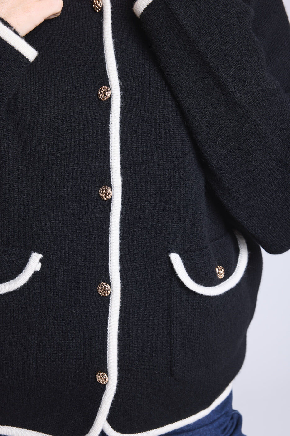 Chaqueta Bijoux Martina - Negro y Blanco - Mujer