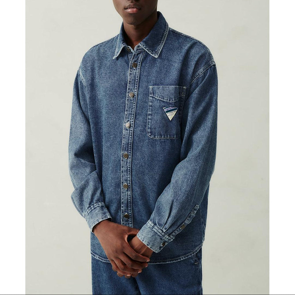 Camisa con cuello abotonado - Stone - Hombre