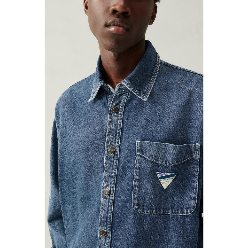 Camisa con cuello abotonado - Stone - Hombre