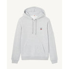 Jott – Sweat À Capuche Mataro - Melange Grey - Homme, sweat-shirt à capuche gris clair avec un petit logo sur la poitrine