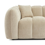 Matilda - Canapé 2 Places - Tissu Chenille - Beige