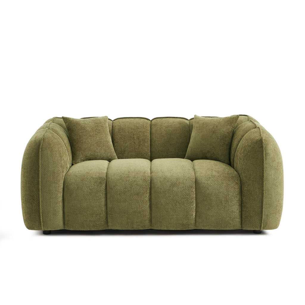 Matilda - Canapé - Tissu Chenille - Vert