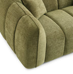 Matilda - Canapé - Tissu Chenille - Vert
