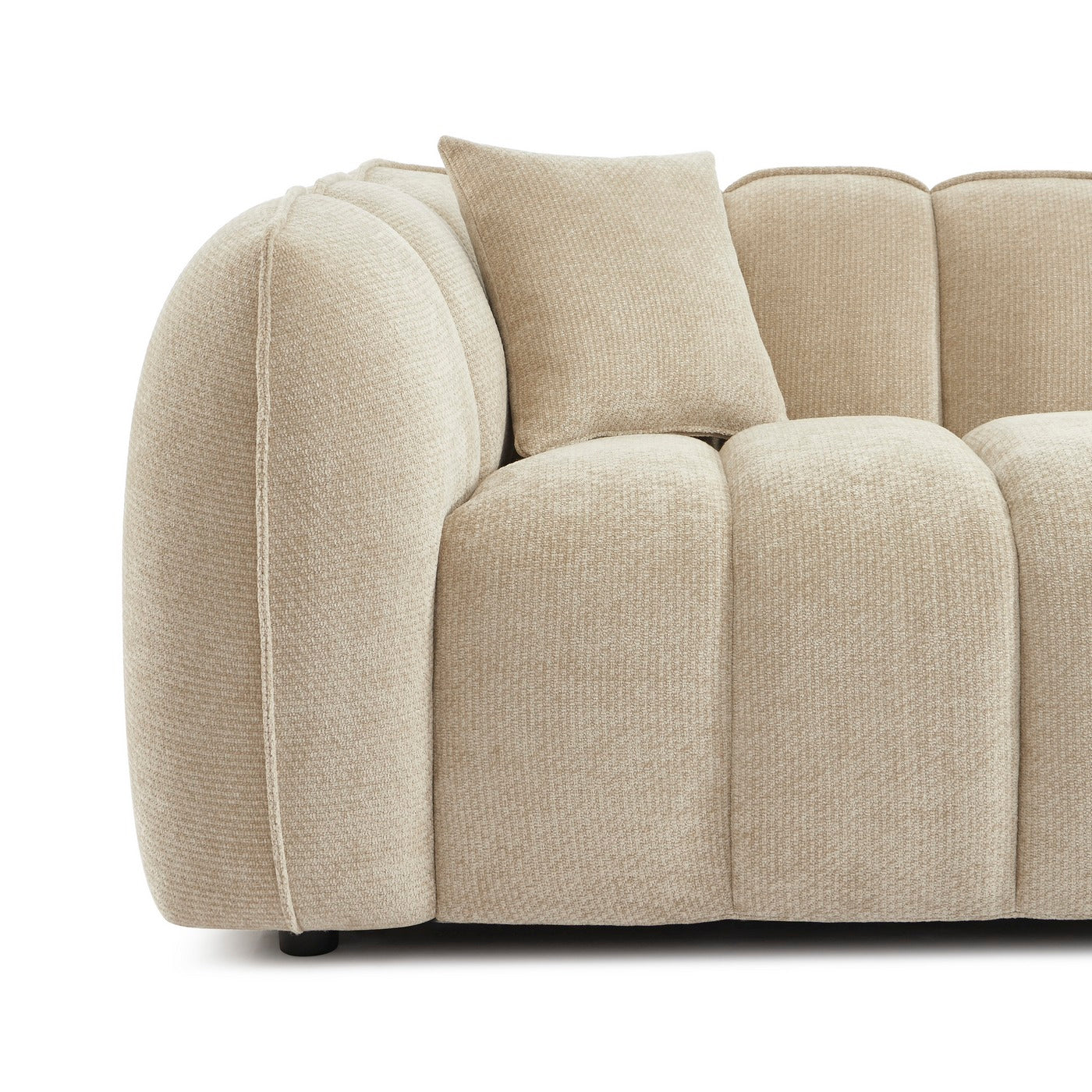 Matilda - 3 Seater Sofa - Chenille Fabric - Beige