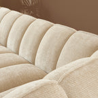 Matilda - 3 Seater Sofa - Chenille Fabric - Beige