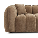 Matilda - 3 Seater Sofa - Chenille Fabric - Brown