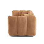 Matilda - 3 Seater Sofa - Chenille Fabric - Terracotta