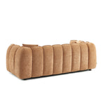 Matilda - 3 Seater Sofa - Chenille Fabric - Terracotta