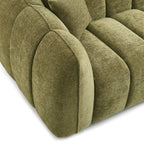 Matilda - Canapé 3 Places - Tissu Chenille - Vert