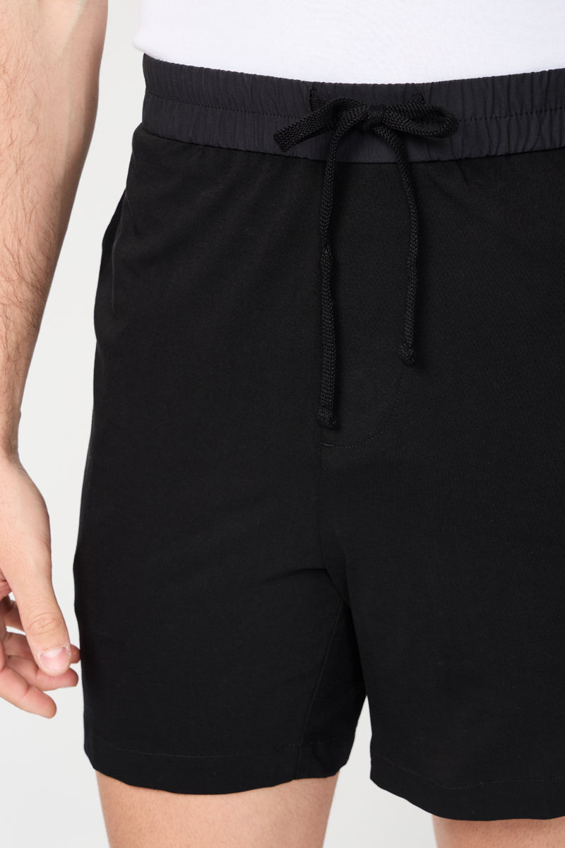 Pantalones cortos de punto Clean Finish - Negro - Hombres