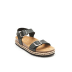 Ines Black Sandals - Women