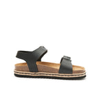 Ines Black Sandals - Women