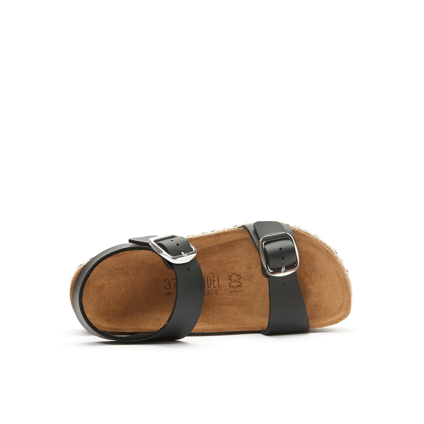 Ines Black Sandals - Women