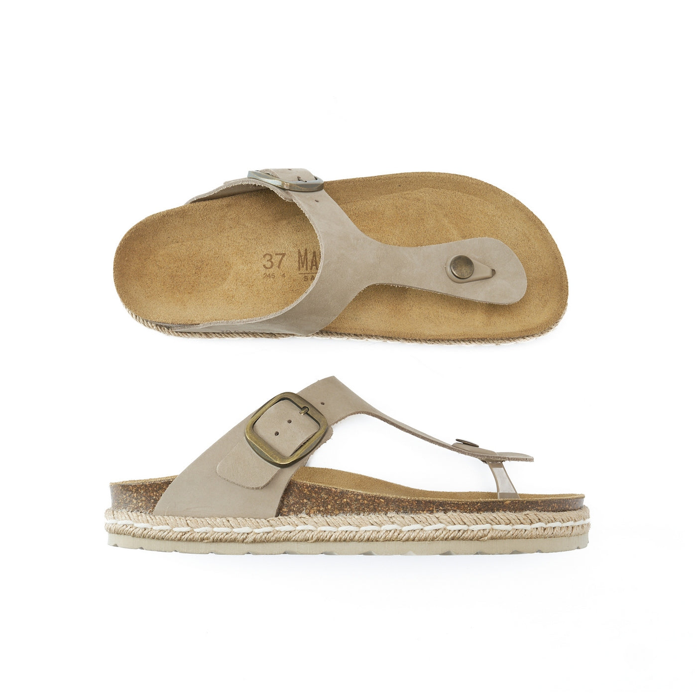 Tongs Gala - Taupe - Femme