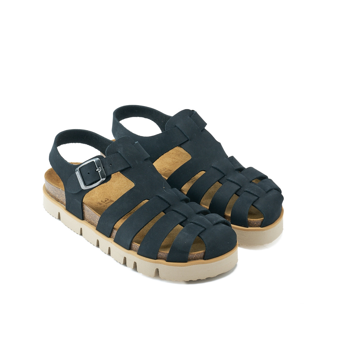 Sandales Helena Nubuck Black - Femme