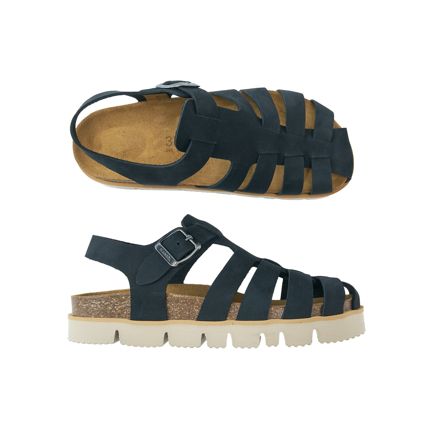 Sandales Helena Nubuck Black - Femme