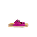Alberto Suede Magenta Sandals - Women