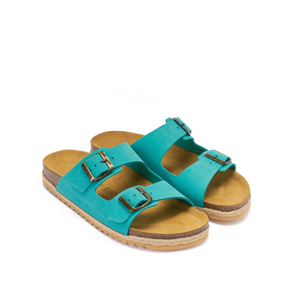 Sandales Alberto - Turquoise - Femme