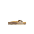 Agata Suede Taupe Sandals - Women