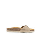 Agata Suede Taupe Sandals - Women