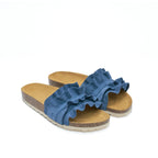 Sofia Suede Jeans Sandals - Women