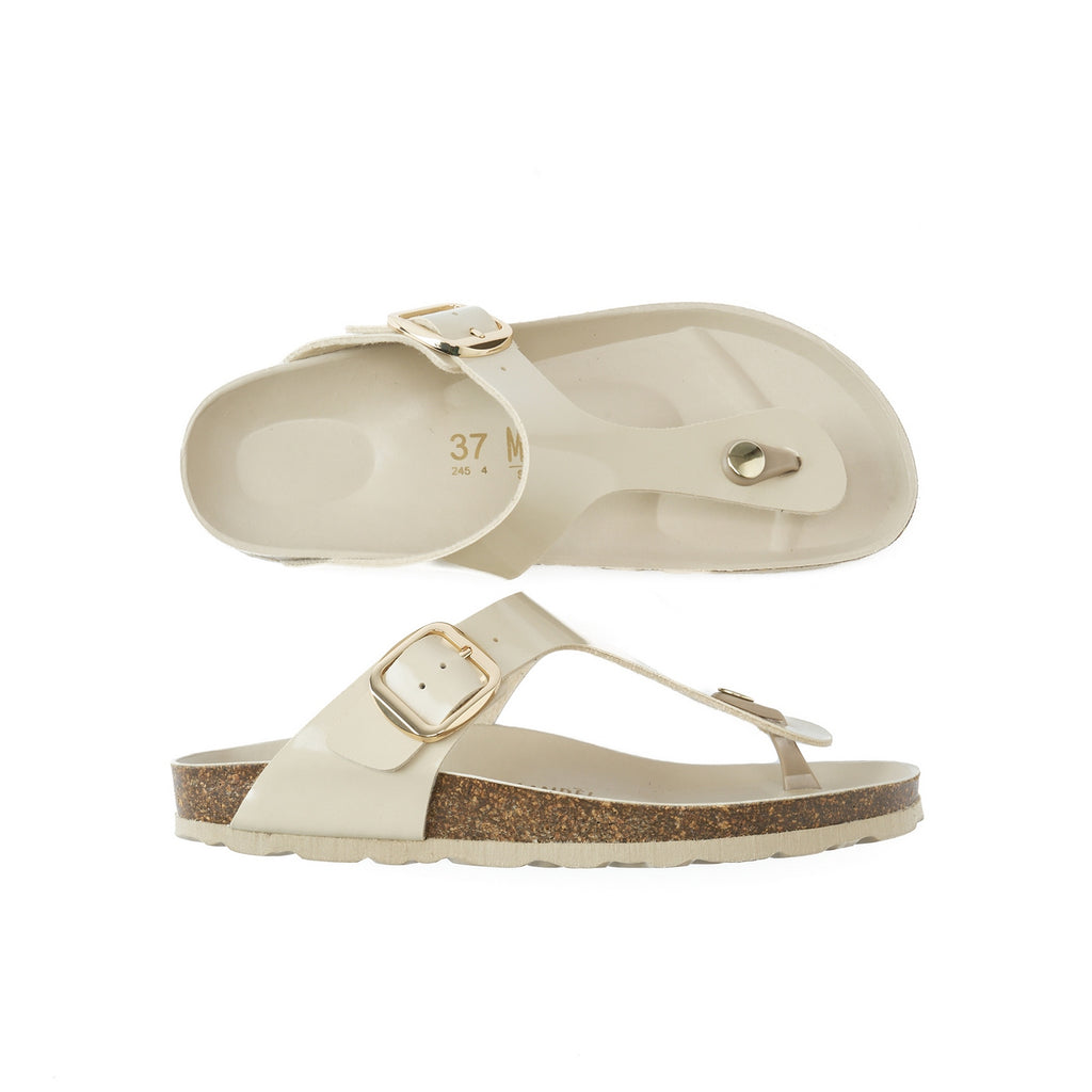 Blanca Flip Flops - Beige - Women