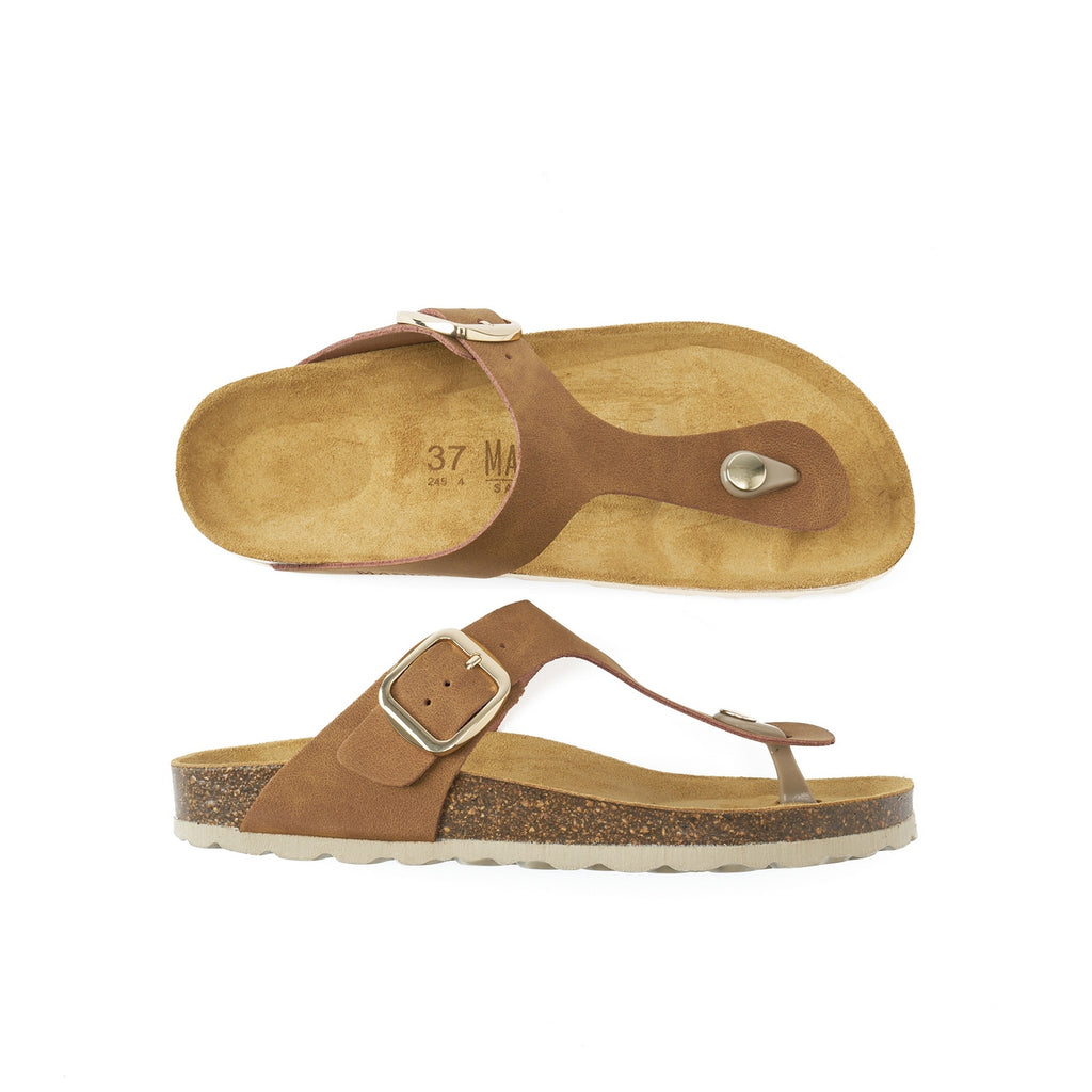 Blanca Flip Flops - Brown - Women