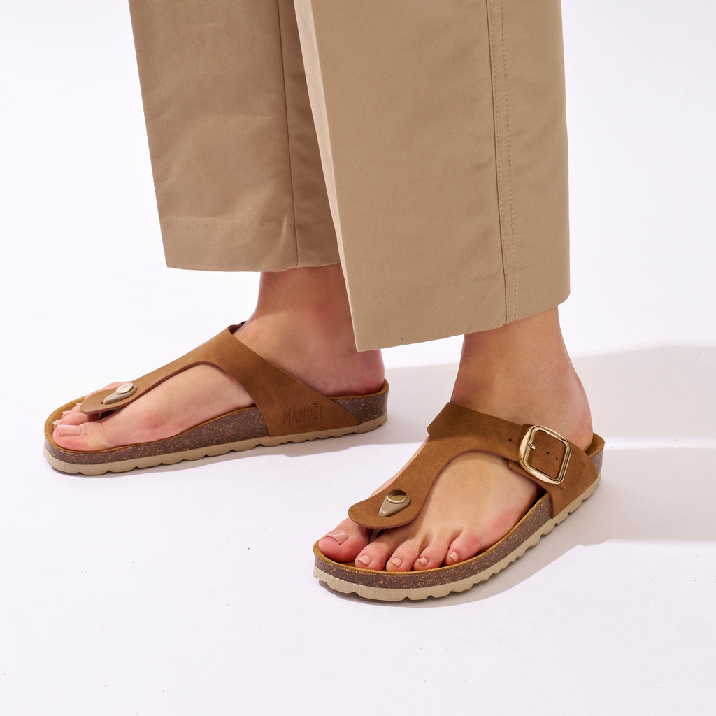 Blanca Flip Flops - Brown - Women