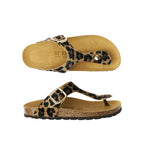 Chanclas Blanca - Marrón - Mujer