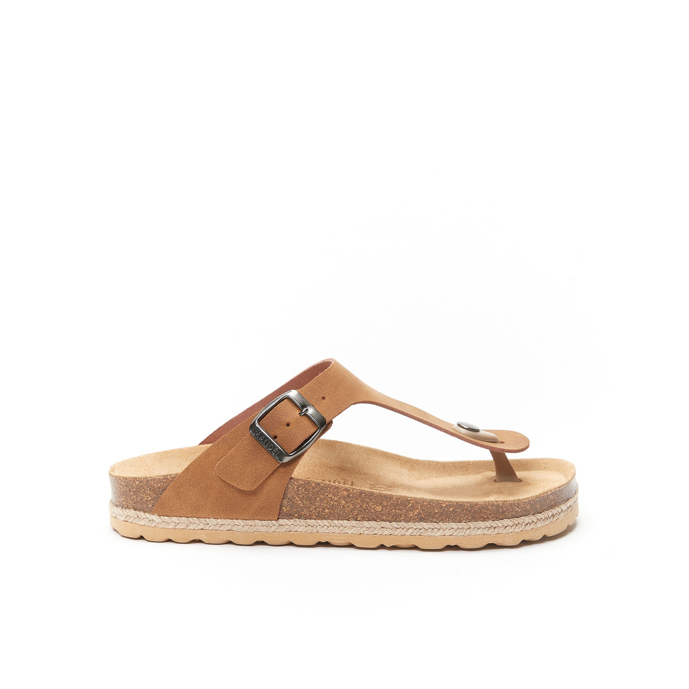 Chanclas Blanca - Marrón - Mujer