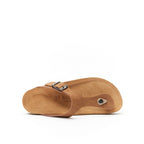 Chanclas Blanca - Marrón - Mujer