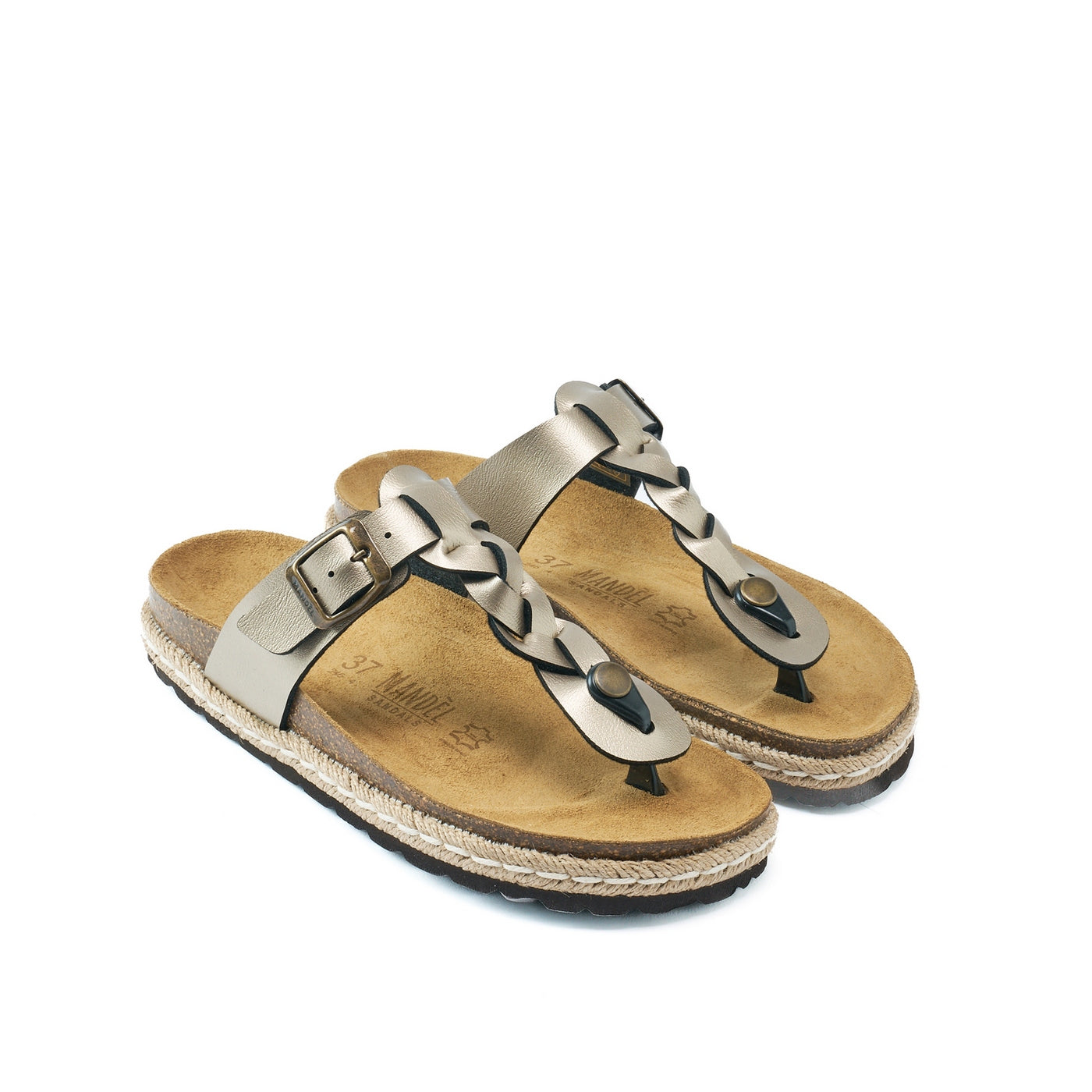 Luna Flip Flops - Bronze - Women's