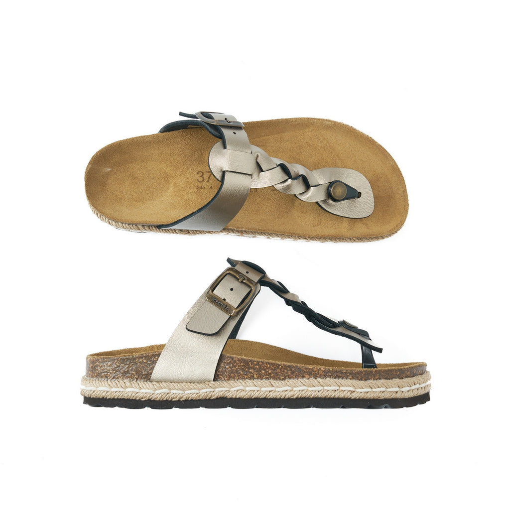 Luna Flip Flops - Bronze - Women's