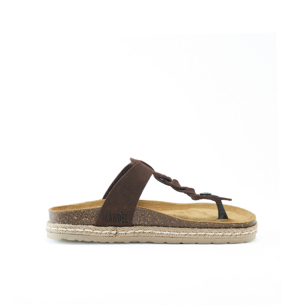Tongs Luna - Dark Brown - Femme