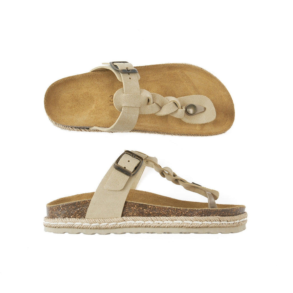 Tongs Luna - Beige - Femme