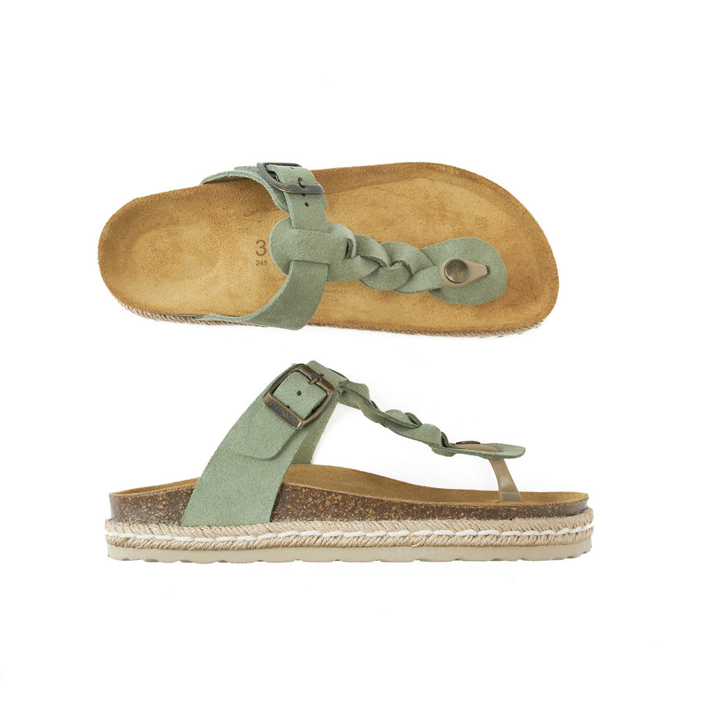 Chanclas Luna - Verde - Mujer