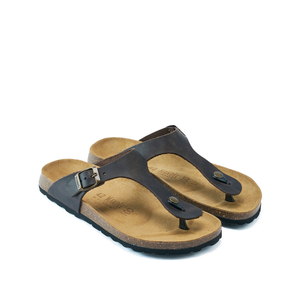 David Flip Flops - Dark Brown - Men