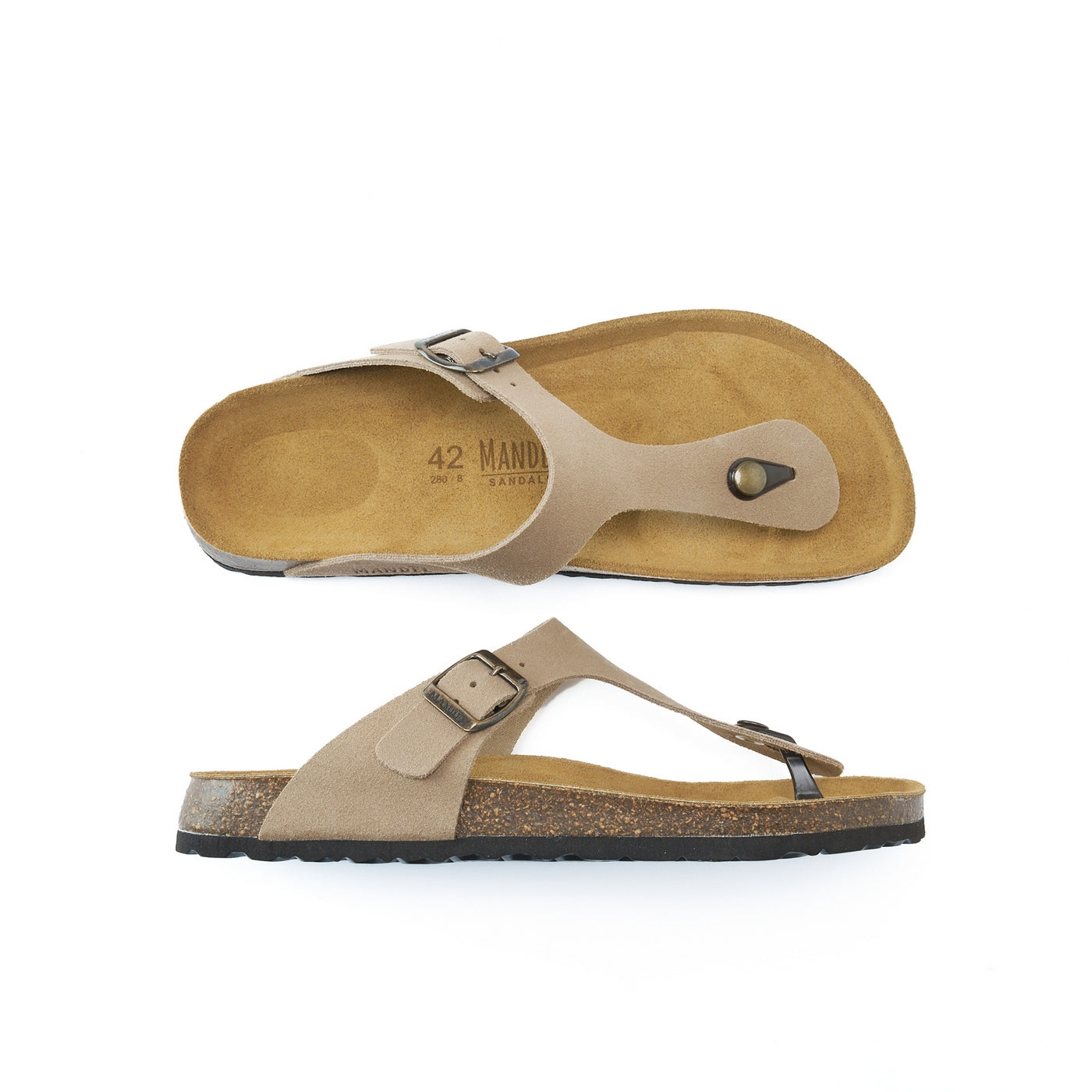 Chanclas David - Taupe - Hombre