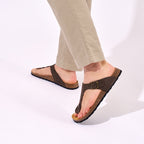 David Flip Flops - Dark Brown - Men