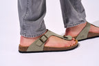 David Flip Flops - Green - Men