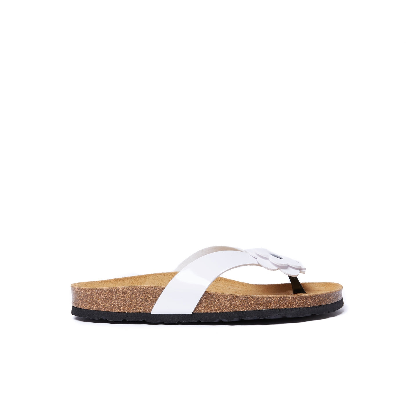 Lene Flip Flops - White - Women's