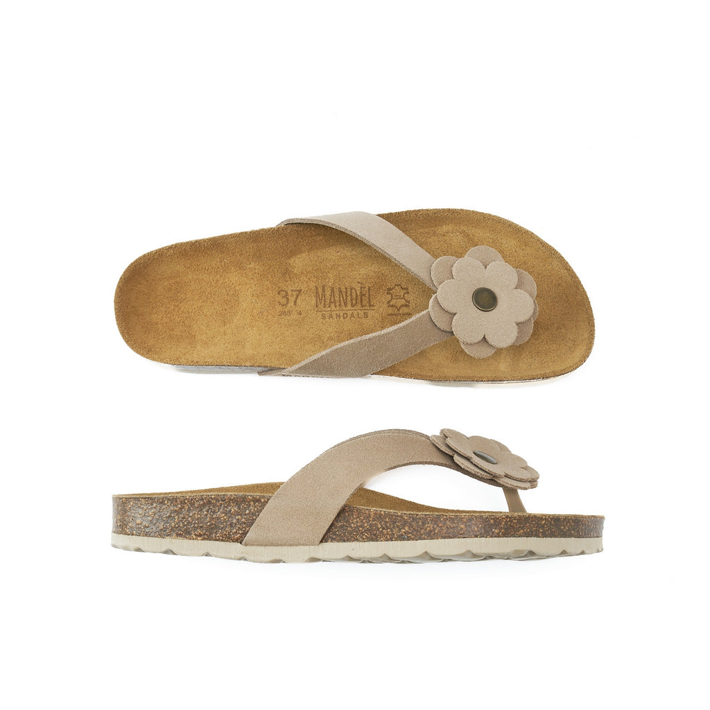 Chanclas Lene - Taupe - Mujer