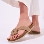 Chanclas Lene - Taupe - Mujer
