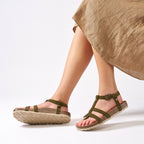 Nina Sandals - Green - Women