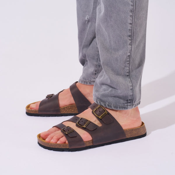 Sandales Paco - Dark Brown - Homme