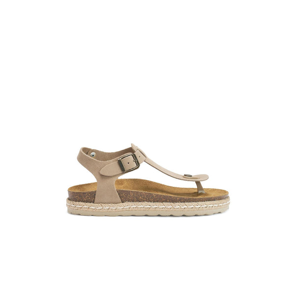 Tongs Leon - Taupe - Femme