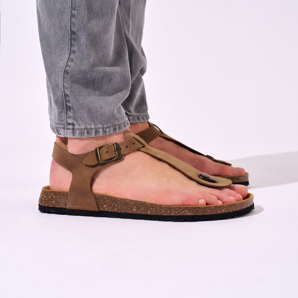 Leon Flip Flops - Brown - Men