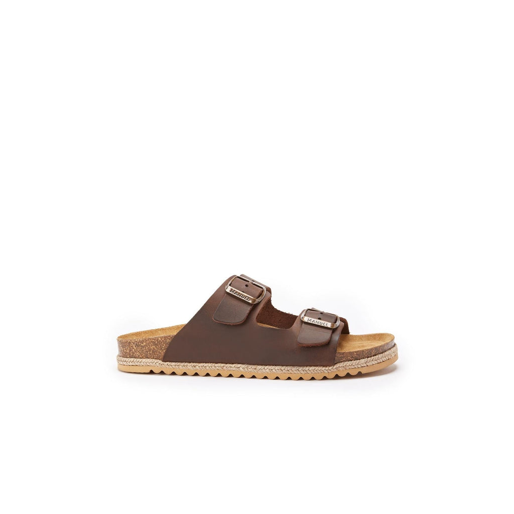 Mandel - Alberto Oiled Leather Dark Brown - Women's