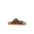 Mandel - Alberto Oiled Leather Dark Brown - Women's