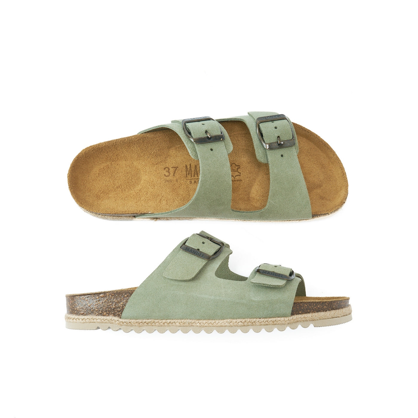 Sandalias Alberto - Verde - Mujer